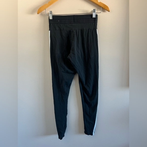 adidas Black 3-Stripes Leggings | Size Small | Athletic Fit - Picture 4 of 5